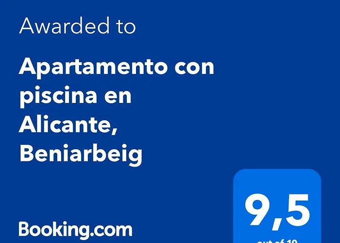 Apartamento Con Piscina En Alicante, Beniarbeig